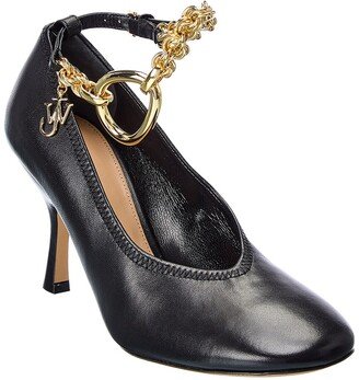 Chain Leather Pump