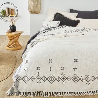 La Redoute Interieurs Angusto Embroidered Cotton Bedspread