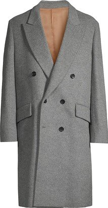 Thomas Wool & Cashmere-Blend Double-Breasted Coat