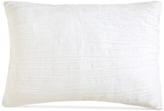 Closeout! City Pleat White Standard Sham