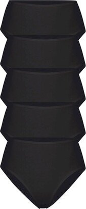 Cotton Jersey Full Brief 5-Pack | Soot