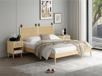 Long double decorative panel,Head board,Natural Rattan, for Bedroom, Living Room