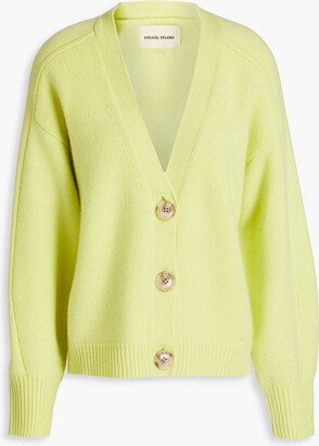 Zanzibar wool and cashmere-blend cardigan