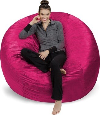 6-foot Memory Foam Bean Bag Chair-AA