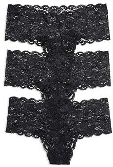 Never Say Never Mid-Rise Thongs, Set of 3