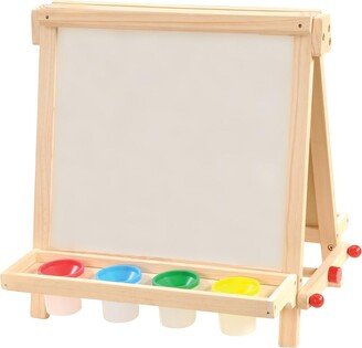 Kaplan Early Learning Wooden Tabletop Easel with Paint Pots