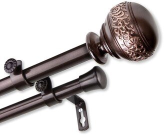 InStyleDesign Nadine Adjustable Double Curtain Rod