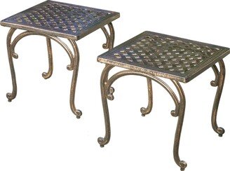 Mckinley Cast Outdoor End Table