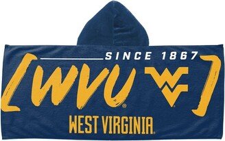 22x51 West Virginia Mountaineers Hooded Youth Beach Towel