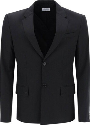 Single-Breasted Long-Sleeved Blazer-AC