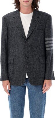 Stripe-Detailed Single-Breasted Tailored Blazer-AA