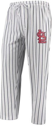 Concepts Sport Men's White, Navy St. Louis Cardinals Vigor Lounge Pant - White, Navy