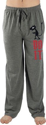 Disenchantment Cartoon Mens Grey Sleep Pajama Pants-Small