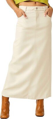 City Slicker Maxi (Nilla Cream) Women's Skirt