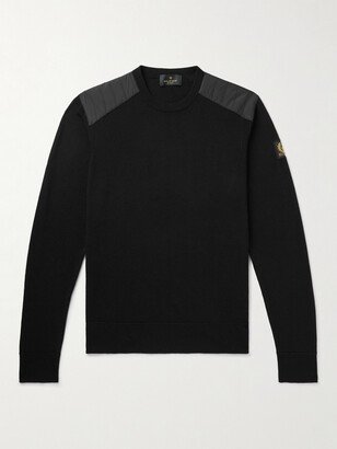 Kerrigan Ribbed Panelled Merino Wool Sweater