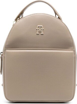 Monogram-Detail Backpack