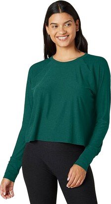 Featherweight Daydreamer Pullover (Lunar Teal Heather) Women's Clothing