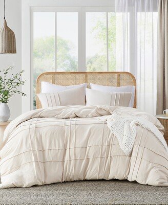 Porter Washed Pleated 3-Pc. Duvet Set, King/California King