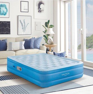 Nautica Home Cool Comfort Air Mattress, Twin - White/blue
