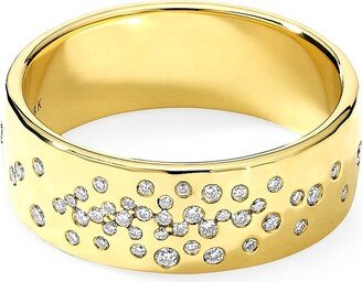 18K Yellow Gold & 0.19 TCW Diamond Stardust Ring