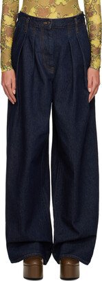 Indigo Wide-Leg Jeans-AC