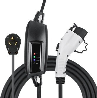 Lectron 240V 16 Amp Level 2 Ev Charger with 21ft Extension Cord J1772 Cable & Nema 10-30 Plug Electric Vehicle Charger