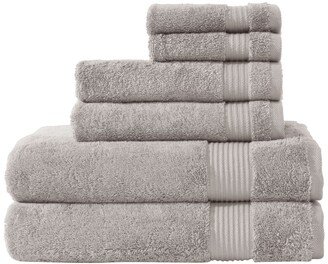 Makroteks Classic Turkish Towels Amadeus 6 Piece Luxury Turkish Cotton Towel Set