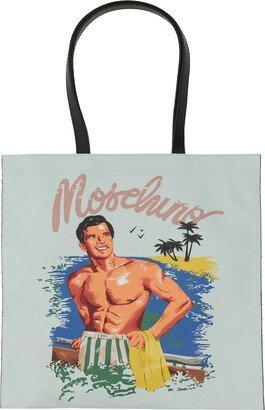 Hawaiian Printed Double Handle Tote Bag