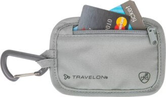 Travelon RFID-Blocking Clip Stash Pouch Grey