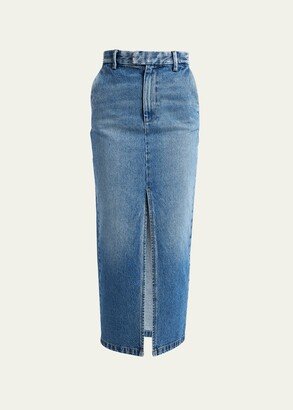 ARMARIUM Lula Denim Midi Skirt-AA