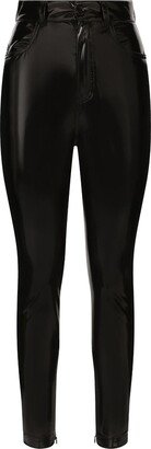 High-Waisted Skinny Trousers-AI