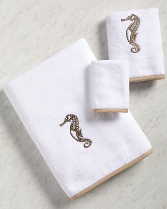 Montague & Capulet Seahorse 3Pc Towel Set-AA