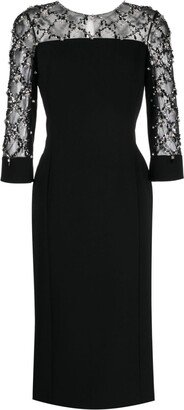 Swanson crepe midi dress