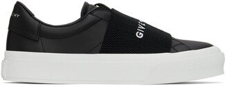 Black City Court Slip-On Sneakers