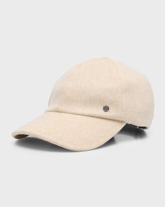 Jason Cashmere-Blend Baseball Cap