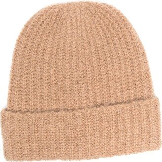 Ribbed-Knit Beanie-AA