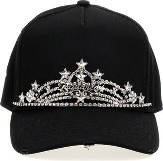 Stars Embellished Baseball Cap