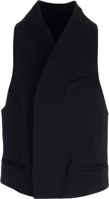 Double-Breasted Sleeveless Waistcoat