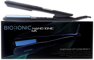 Onepass Nanoionic MX Styling Iron - Black ST-OP-1.0-LM by for Women - 1 Inch Flat Iron