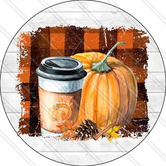 Pumpkin Spice Sign - Coffee Fall Season Autumn Metal