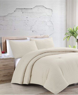 Videri Home Modern Clipped Comforter Set