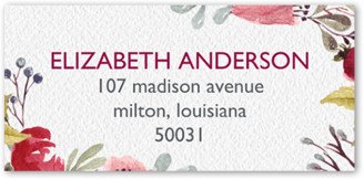 Address Labels: Baby In Bloom Address Label, White, Address Label, Matte