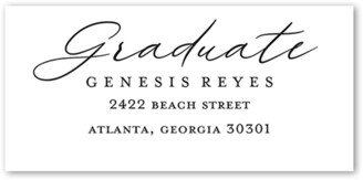 Address Labels: Astute Accomplishment Address Label, White, Address Label, Matte