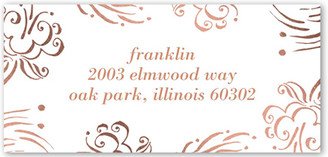 Address Labels: Whimsy Ever After Address Label, Orange, Matte