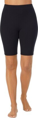 Women's Cottonwear High-Rise Wide-Waist Bike Shorts