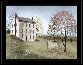 Spring at White House Farm by Billy Jacobs, Ready to hang Framed Print, Black Frame, 27 x 21