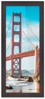 CountryArtHouse 50x17 Frame Brown Picture Frame - Complete Modern Photo Frame Includes