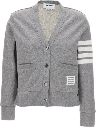 Logo Patch 4 Bar Sleeve Cardigan