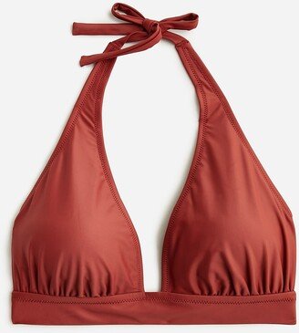 DD halter tie-back bikini top