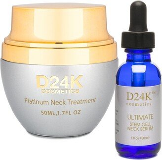 D24k Platinum Neck Treatment & Ultimate Stem Cell Neck Serum